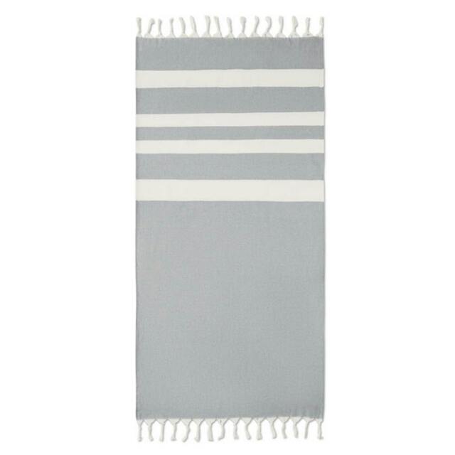 Rackhams Agoura Hammam Towel - Stone Grey - One Size - Stone Grey - 55% Recycled Polyester/45% Recycled Cotton - image 1