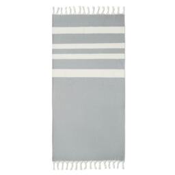 Rackhams Agoura Hammam Towel - Stone Grey - One Size - Stone Grey - 55% Recycled Polyester/45% Recycled Cotton - thumbnail 1