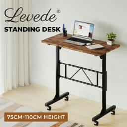 Rackhams Standing Desk Height Adjustable Office Laptop Pc Computer Workstation - thumbnail 2