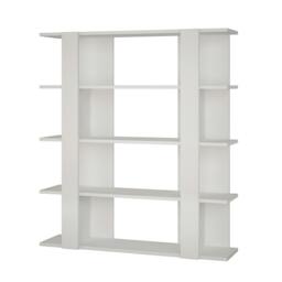 Rackhams Tita 4 Tier Modern Bookcase Wall Mounted Shelving Unit 122cm - Dark Oak Effect - thumbnail 3