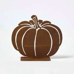 Rackhams Steel Pumpkin & Squash Garden Ornaments, Set of 2 - thumbnail 2