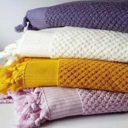 Rackhams Orla Turkish Cotton Bath Sheet - Anthracite - thumbnail 6