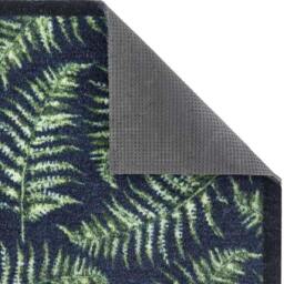 Rackhams Washable Fern Leaves Mat and Runner Plant Design - 50X150 cm - thumbnail 4