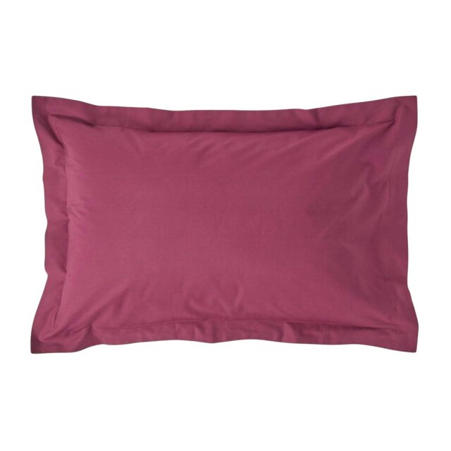 Rackhams Egyptian Cotton Oxford Pillowcase 200 TC, Standard Size - Plum - image 1