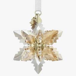Rackhams Annual Edition Gold Tone 3D Festive Snowflake 2024 Ornament 5674348 - thumbnail 3