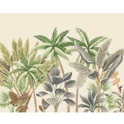 Rackhams Tropical Palm Trees Wall Mural - Natural - Medium - W300cm x H240cm - thumbnail 2