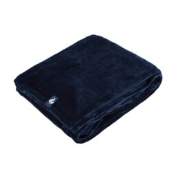 Rackhams Extra Soft Warm Large Luxury Thermal Fleece Throw Blanket - 180 x 200 cm - One Size - Navy