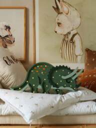 Rackhams Dino Triceratops Lamp in Green (20.5x43.5x5.5 cm) - Green - One size - thumbnail 2