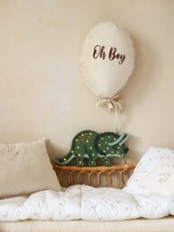 Rackhams Dino Triceratops Lamp in Green (20.5x43.5x5.5 cm) - Green - One size - thumbnail 3