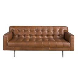 Rackhams Chester sofa in dark brown leather 6224/6225 - 2 - thumbnail 3