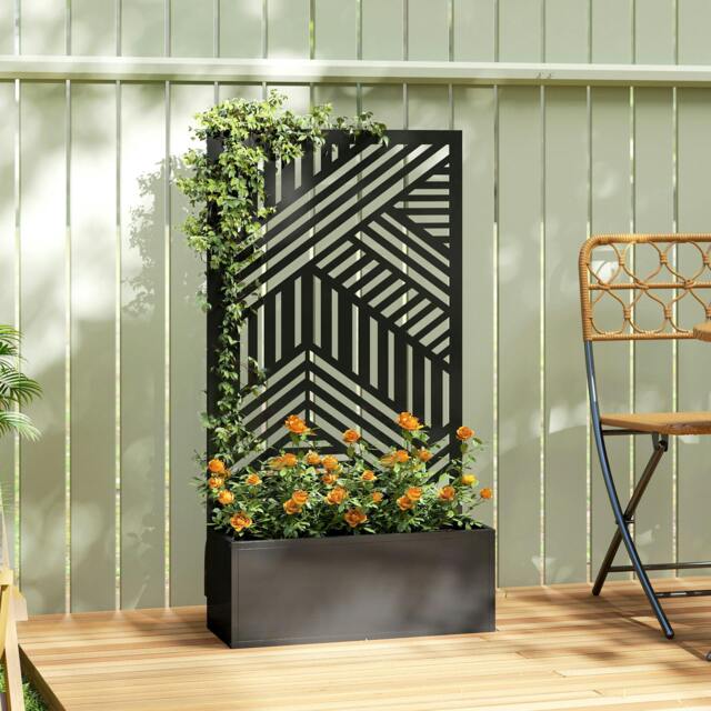 Rackhams Metal Garden Bed for Garden with Trellis, Raised Garden Bed - Raised Garden Bed with Trellis - 113 - 1 - image 1
