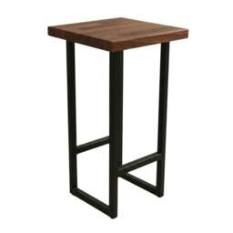 Rackhams Staved Walnut Breakfast Bar Stool - thumbnail 2