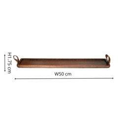 Rackhams Harvey Walnut Wooden Candle Tray - thumbnail 5