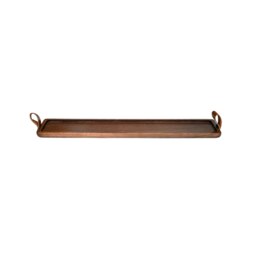 Rackhams Harvey Walnut Wooden Candle Tray - thumbnail 2