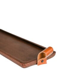 Rackhams Harvey Walnut Wooden Candle Tray - thumbnail 3