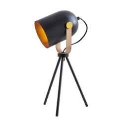 Rackhams Noelle Strap Black Table Lamp