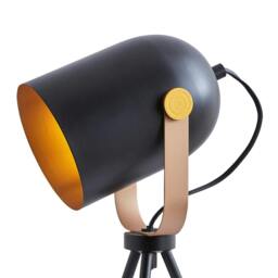 Rackhams Noelle Strap Black Table Lamp - thumbnail 6