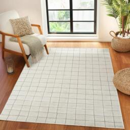 Rackhams Our Pnw Home Cascade-Modern Ivory Brown Graphic High Pile Rug - 80 x 220 cm - thumbnail 2
