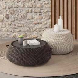 Rackhams Eusden Rattan Outdoor Sofa Set, Outdoor Furniture - Beige - Coffee Table Set - No - thumbnail 6