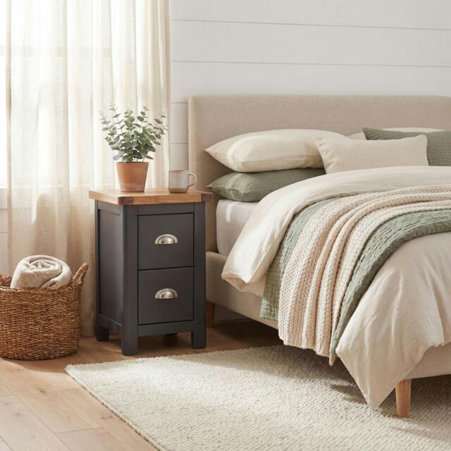 Rackhams Dunkeld 2-Drawer Petite Bedside Cabinet - image 1