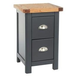 Rackhams Dunkeld 2-Drawer Petite Bedside Cabinet - thumbnail 3