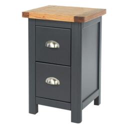 Rackhams Dunkeld 2-Drawer Petite Bedside Cabinet - thumbnail 2