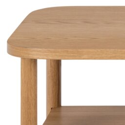 Rackhams Banbury Rectangular Coffee Table in Oak - 1 - Natural - Brown - thumbnail 6