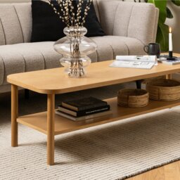 Rackhams Banbury Rectangular Coffee Table in Oak - 1 - Natural - Brown - thumbnail 4
