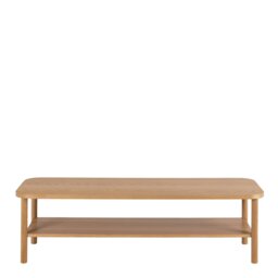 Rackhams Banbury Rectangular Coffee Table in Oak - 1 - Natural - Brown - thumbnail 2
