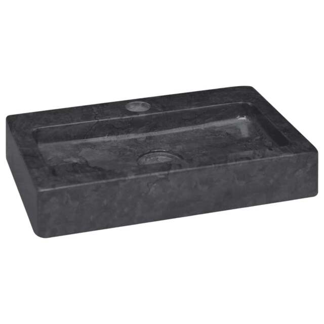 Rackhams Sink Black 38x24x6.5 cm Marble