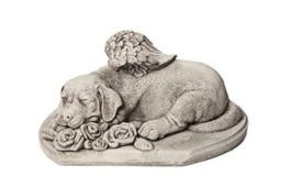 Rackhams Dog Stone Pet Memorial Garden Ornament - thumbnail 2