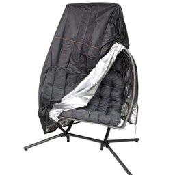 Rackhams Double Egg Garden Chair Covers Waterproof Protective Outdoor Anti UV Windproof Heavy Duty Swing Chair Cover With Zipper for Egg Chair - thumbnail 2