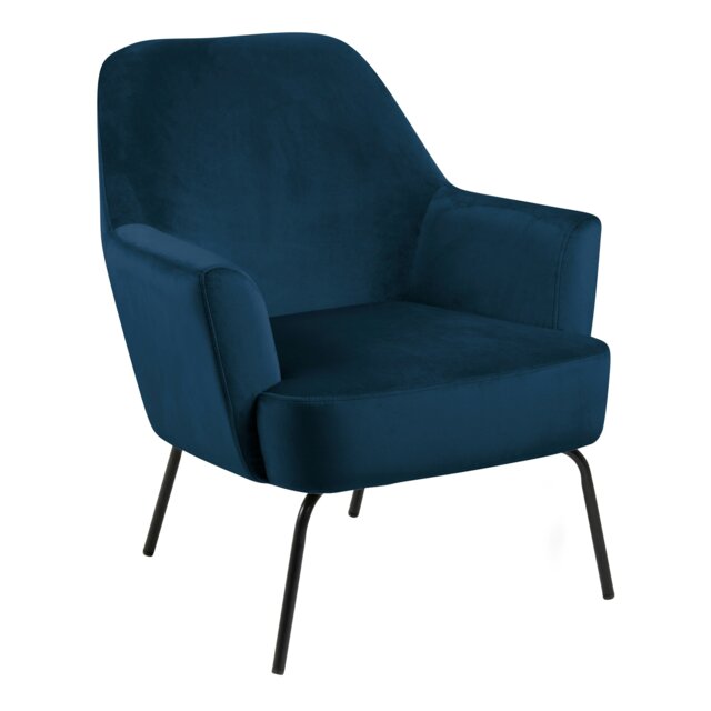 Rackhams Melissa Lounge Chair in Navy Blue - 1 - image 1