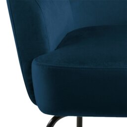 Rackhams Melissa Lounge Chair in Navy Blue - 1 - thumbnail 5
