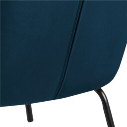 Rackhams Melissa Lounge Chair in Navy Blue - 1 - thumbnail 6