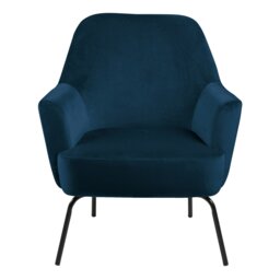 Rackhams Melissa Lounge Chair in Navy Blue - 1 - thumbnail 2