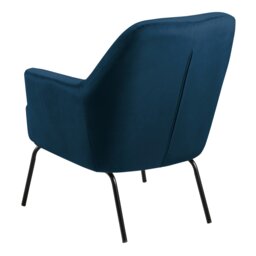 Rackhams Melissa Lounge Chair in Navy Blue - 1 - thumbnail 3