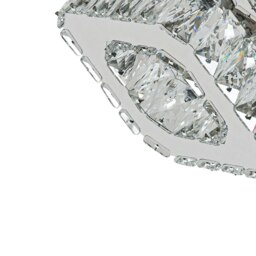 Rackhams 20cm Modern Square Crystal Ceiling Light - thumbnail 6