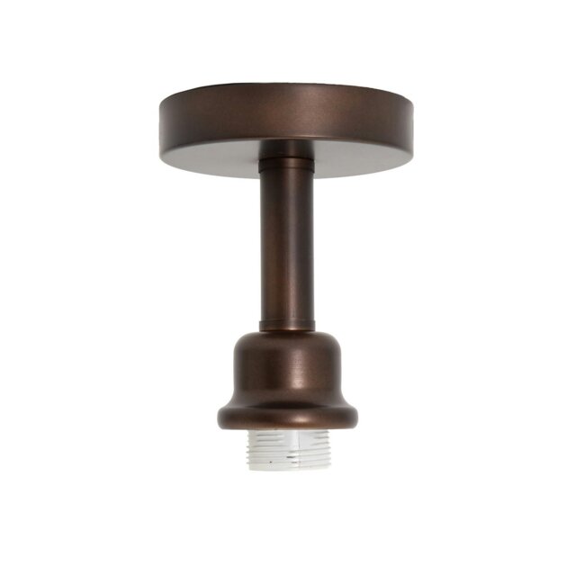 Rackhams Contemporary Designer Short Semi Flush Matt Bronze Ceiling Rose - image 1