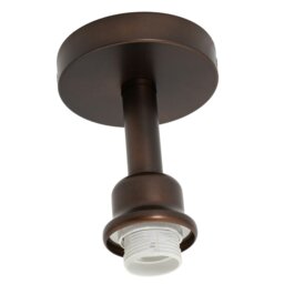 Rackhams Contemporary Designer Short Semi Flush Matt Bronze Ceiling Rose - thumbnail 5