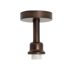 Rackhams Contemporary Designer Short Semi Flush Matt Bronze Ceiling Rose - thumbnail 1