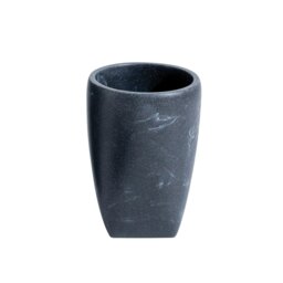 Rackhams Octavia Grey Marble & Chrome Tumbler - thumbnail 3