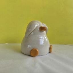 Rackhams Handmade Shy Duck Ceramic Ornament – UK Made - thumbnail 2