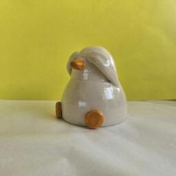 Rackhams Handmade Shy Duck Ceramic Ornament – UK Made - thumbnail 4