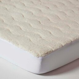 Rackhams Luxury Thick Fleece Mattress Topper Euro Size - 160 x 200 cm - thumbnail 2