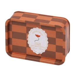 Rackhams Paddywax A Dopo Range Tin Candle - 6.5oz - brown - Cactus Flower