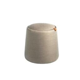 Rackhams Grey fabric pouffe 5073 - thumbnail 2