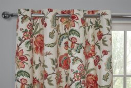 "Rackhams Linden Eyelet Curtains - Cream - 90 x 90""" - thumbnail 2