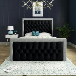 Rackhams Cheltenham Bed - Single - 3ft - Black - thumbnail 2