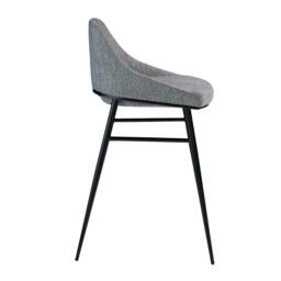 Rackhams Grey Fabric Stool 4103 - thumbnail 6